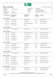 DFBnet - Staffelspielplan - 1 - - SVE Wiefelstede