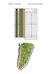 Details + Scorecard LYKIA Links Golf Antalya - Virtual-golfcourse.eu