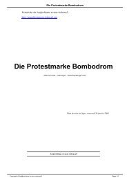 Die Protestmarke Bombodrom - Anarchisme et non-violence 2