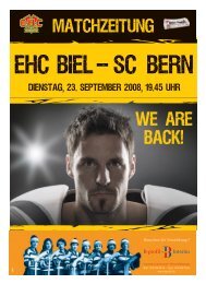 www.bielertagblatt.ch/ehcb www.ehcb.ch