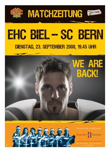 www.bielertagblatt.ch/ehcb www.ehcb.ch