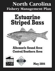Fishery Management Plan - NC Dept. of Environment and Natural ...