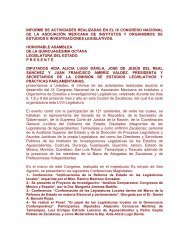 informe de actividades realizadas en el ix congreso nacional de la ...