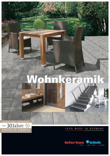 Wohnkeramik - Interbau Blink