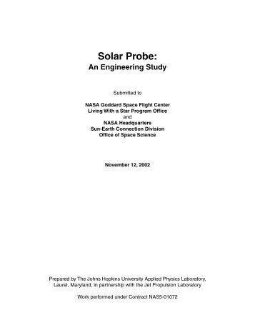 An Engineering Study - Solar Probe Plus - NASA