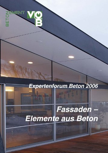 Fassaden - VÖB Verband Österreichischer Beton -und Fertigteilwerke