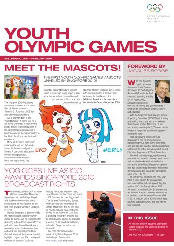youth olympic games meet the mascots!