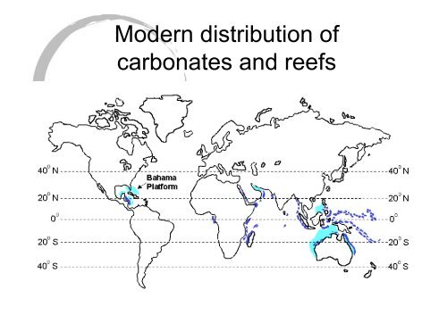 Carbonate environments