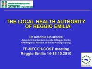 the local health authority of reggio emilia - Azienda USL di Reggio ...