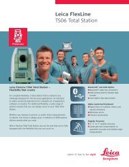 FlexLine TS06 Data Sheet - Leica Geosystems