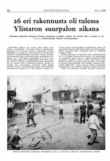 Palontorjunta 5/1962 - Pelastustieto