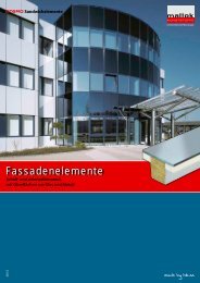 Fassadenelemente - Weiss Chemie + Technik