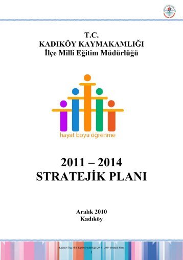 Stratejik Plan - KadÄ±kÃ¶y Ä°lÃ§e Milli EÄitim MÃ¼dÃ¼rlÃ¼ÄÃ¼