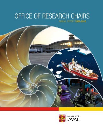 OfficE Of REsEARch chAiRs - UniversitÃ© Laval