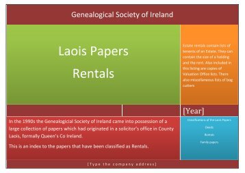 here. - Genealogical Society of Ireland