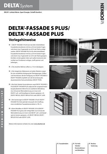 Verlegehinweise und Ausschreibungstexte DELTA®-FASSADE S ...