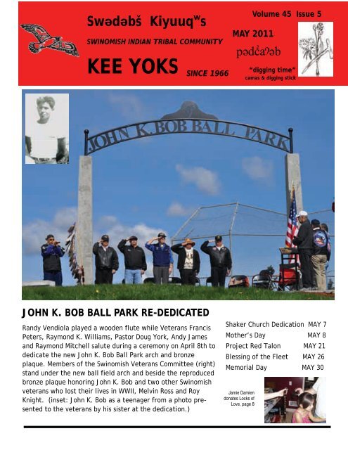 KEE YOKS - Swinomish Indian Tribal Community