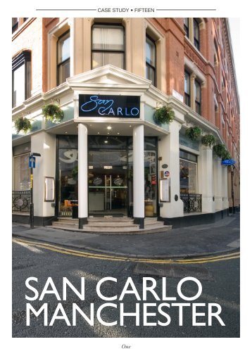 San Carlo Restaurant Manchester - GOSS Marble