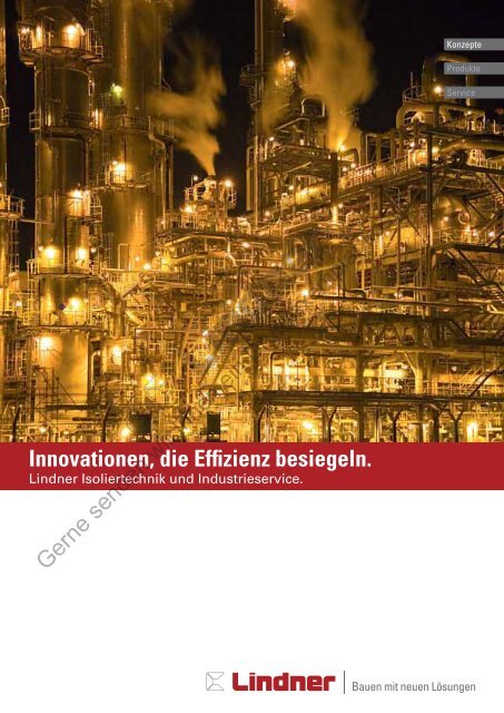 Broschüre Isoliertechnik und Industrieservice (PDF) - Lindner Group