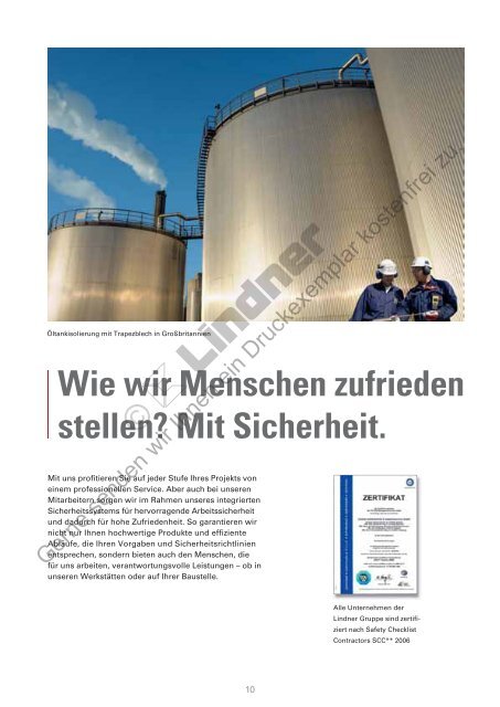 Broschüre Isoliertechnik und Industrieservice (PDF) - Lindner Group