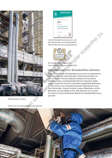 Broschüre Isoliertechnik und Industrieservice (PDF) - Lindner Group