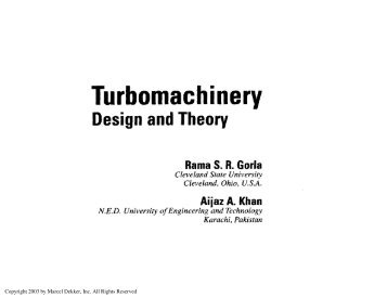 Turbomachinery Design and Theory