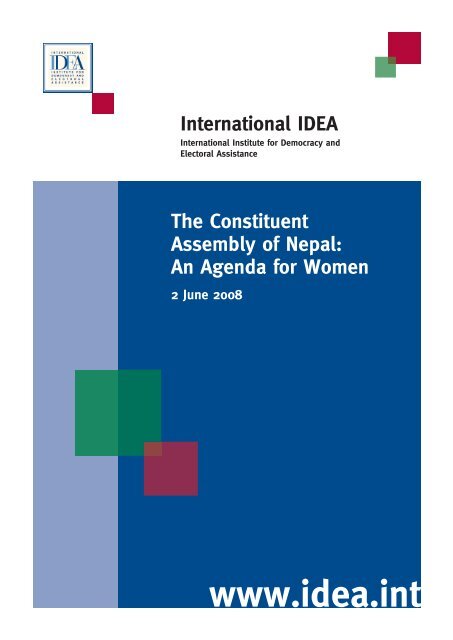 The Constituent Assembly of Nepal: An Agenda for Women - CAPWIP