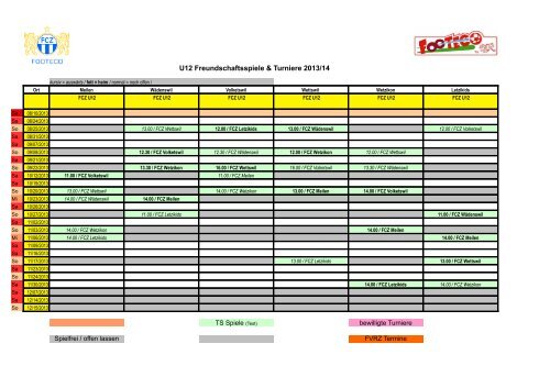 U12-Teams