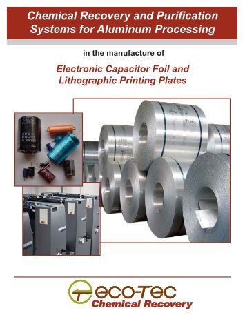 Systems For Aluminum Processing Chemical Recovery And - Eco-Tec