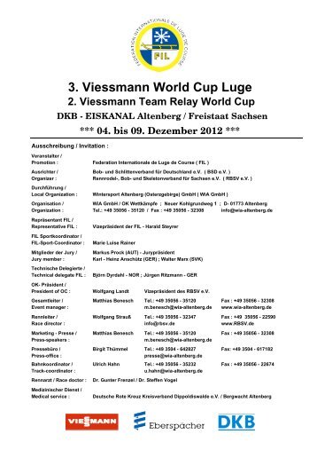 3. Viessmann World Cup Luge