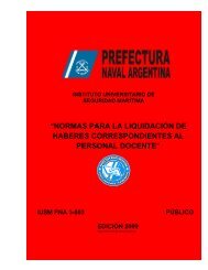 IUSM PNA 3-003 - Prefectura Naval Argentina