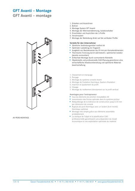 GFT Avanti - Gasser Fassadentechnik