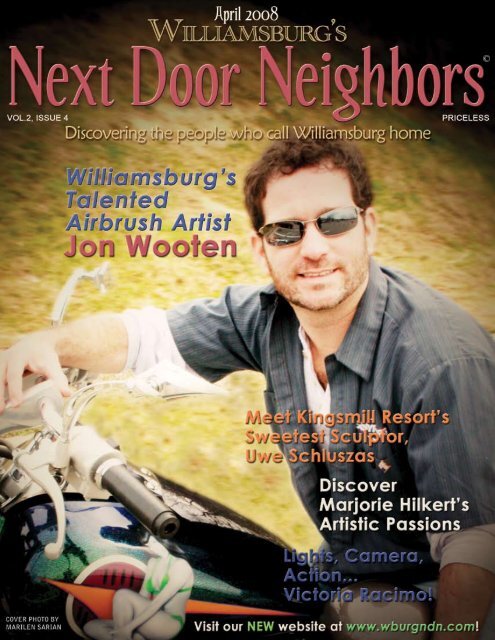 April - Williamsburg , VA Magazine , Next Door Neighbors