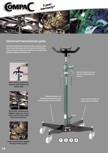 Universal transmission jacks - DD PNEU