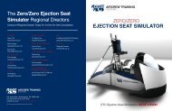 EJECTION SEAT SIMULATOR - ETC Aircrew Training Systems