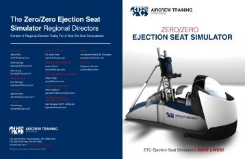 EJECTION SEAT SIMULATOR - ETC Aircrew Training Systems