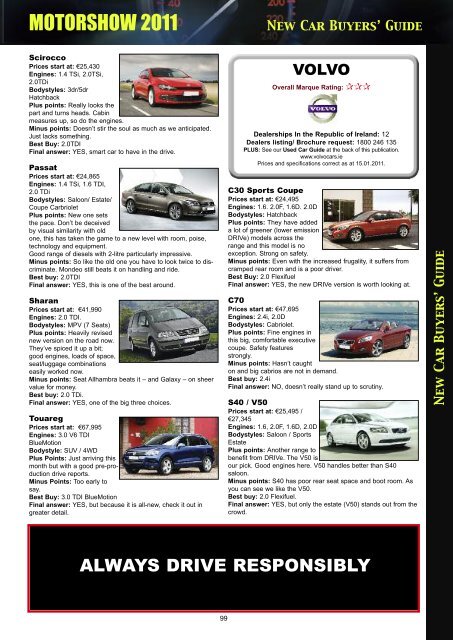 New Car Buyers' Guide - Motorshow