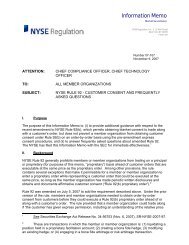 NYSE Information Memo 07-107 - CE Council