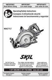 Operating/Safety Instructions Consignes d'utilisation/de sÃƒÂ©curitÃƒÂ© ...