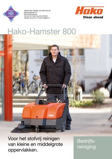 Hako-Hamster 800 - Frencken Handel en Service B.V.