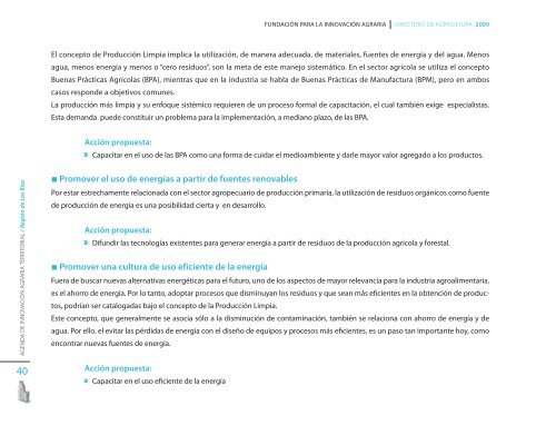 Agenda de InnovaciÃ³n Agraria Territorial de la RegiÃ³n de Los ... - Fia