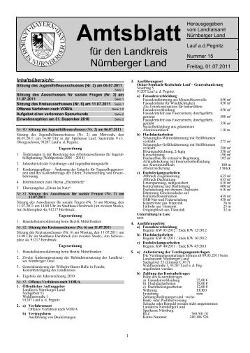 Amtsblatt - Landkreis Nürnberger Land