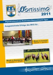 Ausgezeichnete Erfolge des MVO fÃ¼r... - Musikverein Oggau