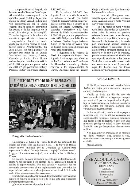 Gacetilla en .PDF - Revista Comarcal de la Montaña de Riaño