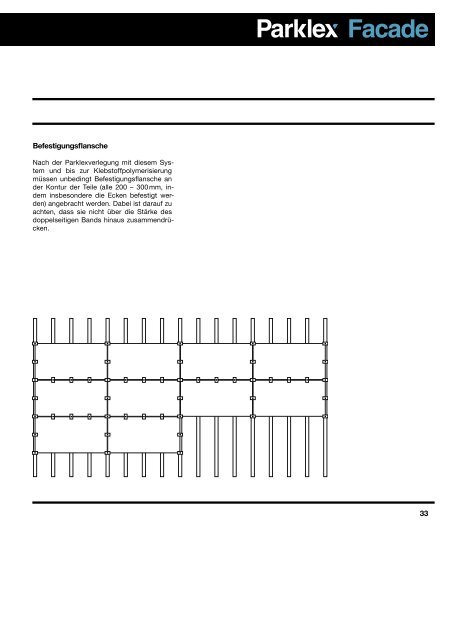 Parklex Facade Technisches handbuch