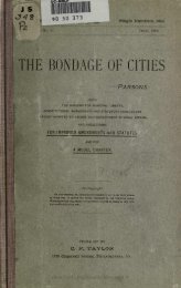 THE BONDAGE OF CITIES - The Community Environmental Legal ...