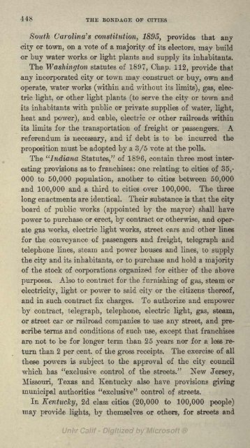 THE BONDAGE OF CITIES - The Community Environmental Legal ...