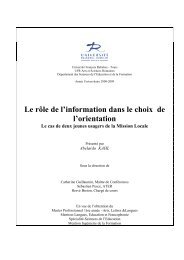 ThÃ©orie tripolaire de la formation - UniversitÃ© FranÃ§ois Rabelais