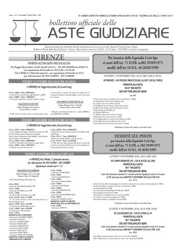 ASTE GIUDIZIARIE - ISVEG Istituto Vendite Giudiziarie