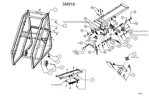 Sm916 stepmill best sale